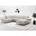 sit&more Wohnlandschaft SIT & MORE "Morris Jubi U-Form, B: 300 cm", beige (creme), B:300cm H:83cm T:202cm, 100% Polyester, Sofas, Wohnlandschaft, mit Armteilfunktion & 1 Zierkissen, optional Bettfunktion