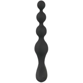Black Velvets Analvibrator „Vibrating Anal Beads“ im Kugel-Design, 10 Vibrationsmodi, schwarz