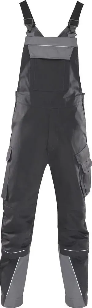 ROFA Latzhose PRO-LINE 2306 zweifarbig Größe 62 anthrazit-grau