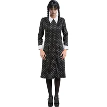 Chaks Wednesday Kostüm Print Kleid Damen Gr. XS