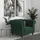 dorel home Chesterfield-Sessel Felix Veloursstoff 111 x 83 x 87 cm Dunkelgrün mit Rückenlehne 3-fach verstellbar