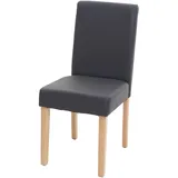 MCW Esszimmerstuhl Littau Kunstleder grau matt