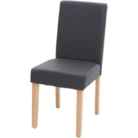 MCW Esszimmerstuhl Littau Kunstleder grau matt