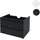 Mendler Waschbeckenunterschrank HWC-B19, Waschtischunterschrank Waschtisch Badezimmer, hochglanz Soft-Close 50x60cm ~ schwarz