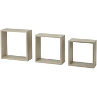 Dolle Wohnregale Dolle Würfelregal Frame 30 x 30 cm Eiche vintage 3er-Set
