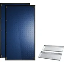 Bosch Solaranlage SO743, Flachdach mit Beschwerungswannen