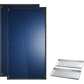 Bosch Solaranlage SO743, Flachdach mit Beschwerungswannen