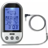 Kabelloses Digitales Grillthermometer – Fleischthermometer – Ofenthermometer Zum Grillen, Backen, Braten, Temperaturbereich Bis 250 °c – 1 M Ofensonde