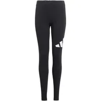 Adidas Essentials LINEAR Logo Leggings, Black/White, 14-15 Years