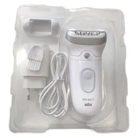 Braun Silk-épil 7 7-011 Weiß/Silber