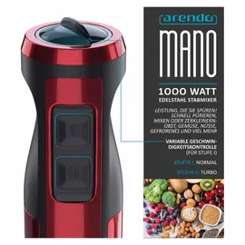 Arendo Stabmixer rot