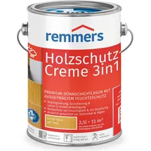 Remmers Holzlasur Holzschutz-Creme 3in1 Eiche hell 2,5 l
