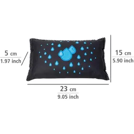 Wenko Auto-Entfeuchter mit Indikator 1000g Kissen wieder verwendbar Feuchtigkeit - Schwarz