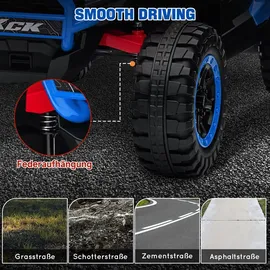 aiyaplay Elektroauto Kinderfahrzeug Blau