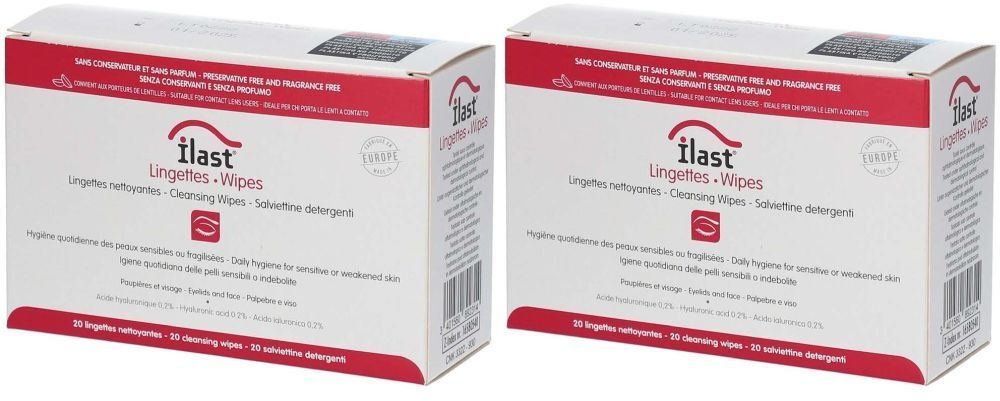 ilast® Lingettes nettoyantes 2x20 pc(s) lingette(s)