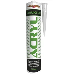 Kim-Tec Maler- und Strukturacryl weiss 310 ml