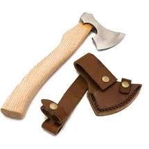 Vehi Mercatus Wikinger Wurfaxt mit Lederscheide Mittelalter