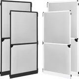 Grafner Grafner® Insektenschutz Fliegengitter 120x240cm Balkontür Terassentür anthrazit IS11081