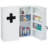 Medizinschrank Medikamentenschrank Arzneischrank Apothekerschrank 11 Fächer