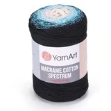 Yarn Art Makramee-Baumwollspektrum-Makramee-Kordel 250 g, 246 Yds 80% Baumwolle, Makramee-Seil, mehrfarbig, Makramee-Garn, Gewicht Kammgarn – Aran(4) (1310)