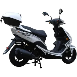 GT UNION GT3 25 50 ccm 2,7 PS 25 km/h Weiß mit Topcase