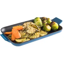 APS Cast Iron Servierpfännchen 20 x 13 cm blau