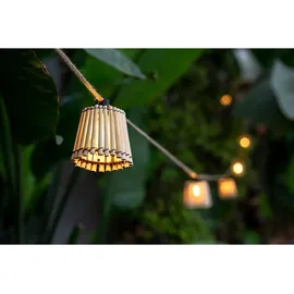 Newgarden LED Lichterkette Jute 8 m Weiß