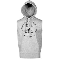 Adidas Erwachsene Community Line Hoodie, grau/Schwarz, S