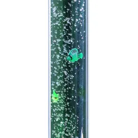 ETC Shop RGB LED Steh Leuchte Deko Fisch Sprudel Wasser Säule Farbwechsel Stand Lampe