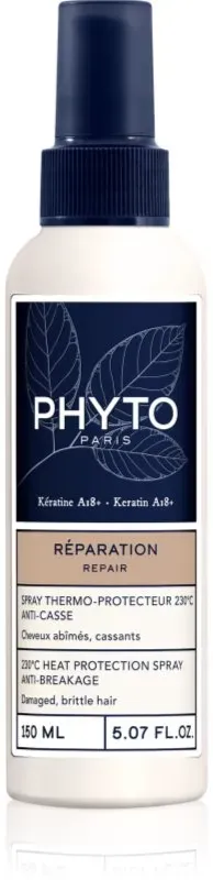 Phyto Repair 230° Heat Protection Spray Anti-Breakage Hitzeschutzspray für Behandlungen mit Haarglätter und Lockenstab 150 ml