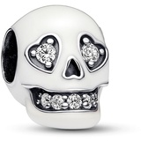 Pandora Glow-in-the-dark Funkelnder Totenkopf Charm 792811C01