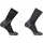 Salomon X Ultra Access Crew 2-Paar Schwarz/Mehrfarbig 42-44