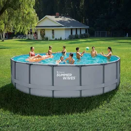 Summer Waves Elite Frame Pool 549 x 132 cm Anthrazit