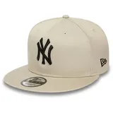 New Era League Essential 9Fifty New York Yankees Snapback Cap in Beige, Größe M/L