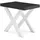 SKRAUT HOME Konsolentisch 222 x 73 x 90 cm Schwarz