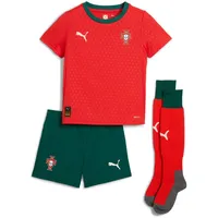 Puma Portugal Heim-Minikit 2025 Kinder 01 sport red/sugared almond 110