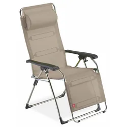Relaxliege Amida aus Aluminium, Taupe