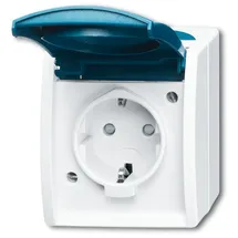 Busch-Jaeger CEE 7/3 Blau/Weiß 1 St.