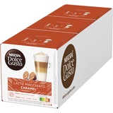 NESCAFÉ DOLCE GUSTO Latte Macchiato Caramel Kaffeekapseln 3er Pack (3 x 8 Portionen)