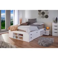 Interlink Funktionsbett Till 140 x 200 cm weiß