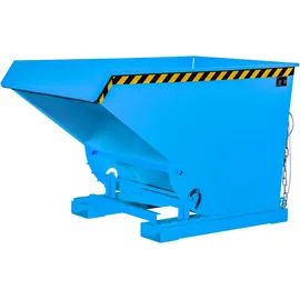 Bauer Kippbehälter Stahl 1200 mm blau