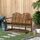 Outsunny Gartenbank 114 x 63 x 86 cm Braun