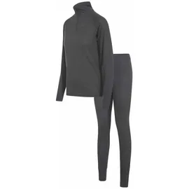 Trespass Unite360 Langarm-basisschicht-set Schwarz XS