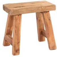 DESIGN DELIGHTS SITZHOCKER Honig, Holz, 42x41x29 cm, Wohnzimmer, Hocker,
