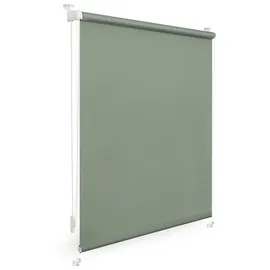 Lichtblick Thermo-Rollo / Verdunkelungsrollo Klemmfix 90 x 220 cm grün