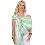 Hoppediz Ring-Sling, Baby-Tragetuch ab Geburt, 100 % schadstoffgeprüfte Baumwolle, Design Wellington