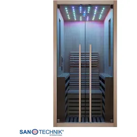 SANOTECHNIK Carbon 1 Infrarotkabine 1 Pers. 100x195x130 cm