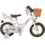 Volare Kinderfahrrad Blossom 12 Zoll - Weiß