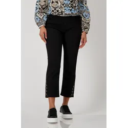 Monari 7/8-Hose »Hose Jeans Schmuck 64cm«, Mit Gürtelschlaufen Monari schwarz 44