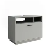 Vicco Waschbeckenunterschrank Beatrice, Grau/anthrazit, 80 x 64 cm mit Schublade